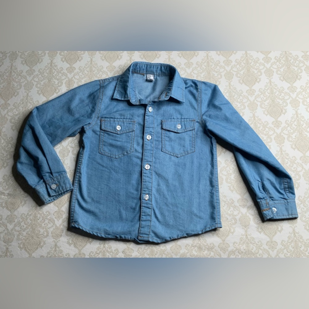 Ochenta Boys Button-Down Shirt Size 120 Fits 4–5 Years